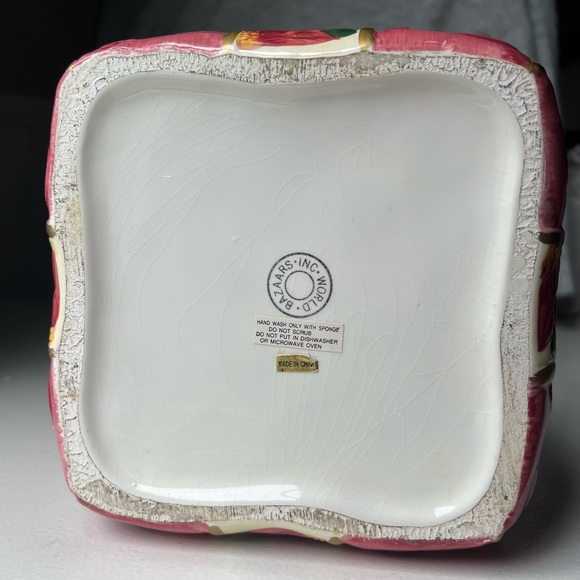 World Bazaars Christmas Gift / Present With Bow, Large Ceramic Cookie Jar - Picture 12 of 13